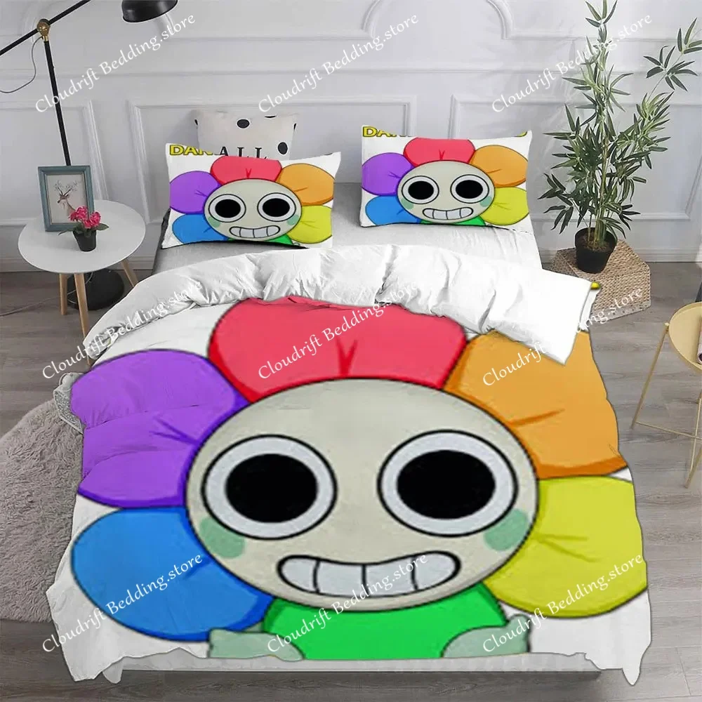 Game Scene Dandy's World Bedding Sets Bed Cover Comforter Duvet Cover Pillow Case Sets Teenagers Children's Gifts