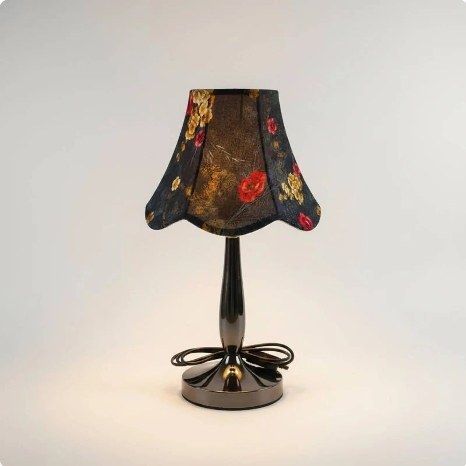 Fabric Night Light for Bedroom with Linen Shade Small Table Lamp Cozy Warm Glow for Nightstand Decor