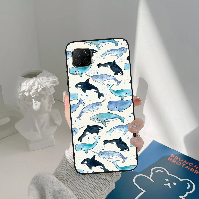 Orcas Killer Whales For Honor Magic 5 Pro 50 70 90 X8 X7a X9a Huawei P Smart Nova 9 5T P60 P40 P20 P30 Lite Case