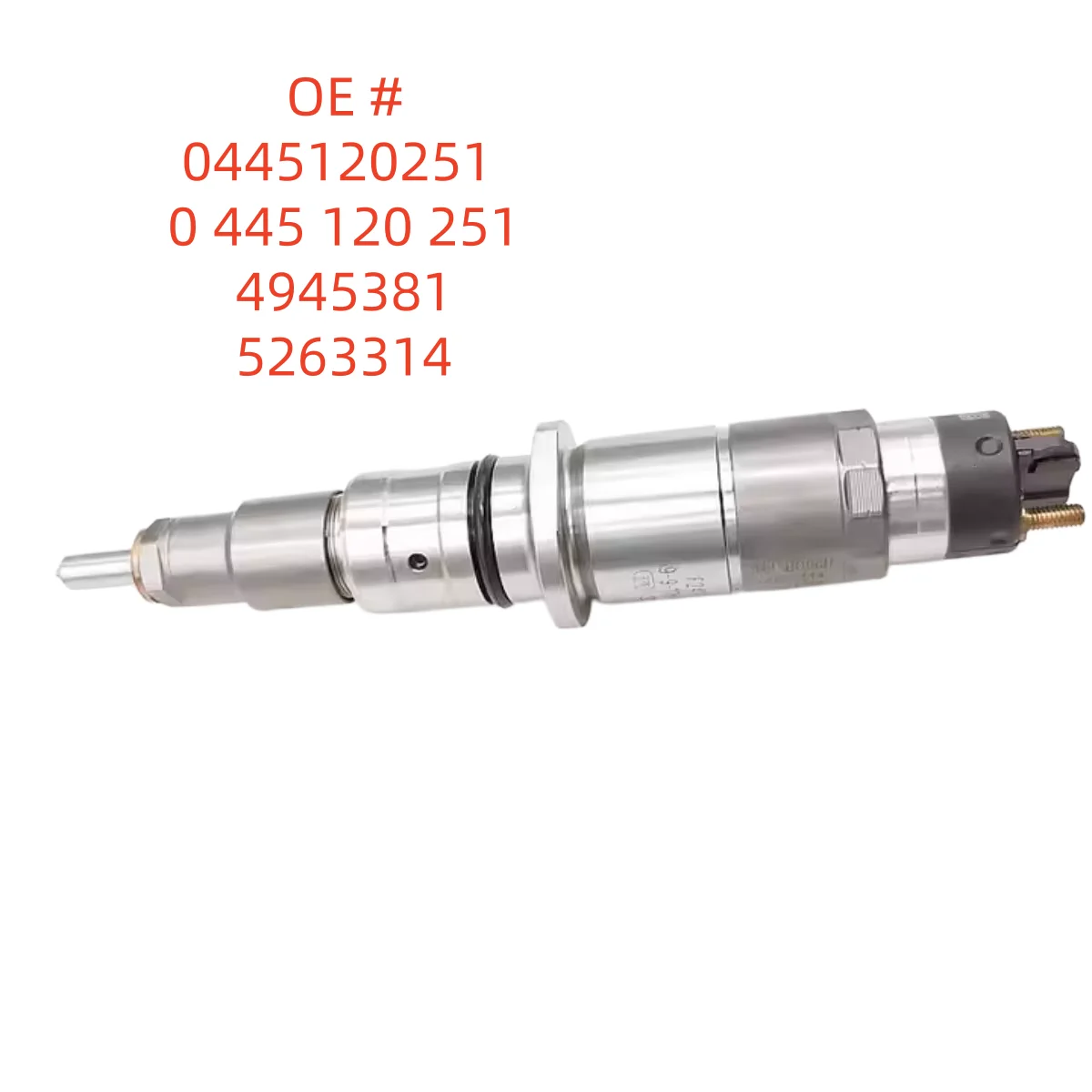 

High quality 0445120251 0 445 120 251 4945381 5263314 Diesel Fuel Injector For Cummins Engine