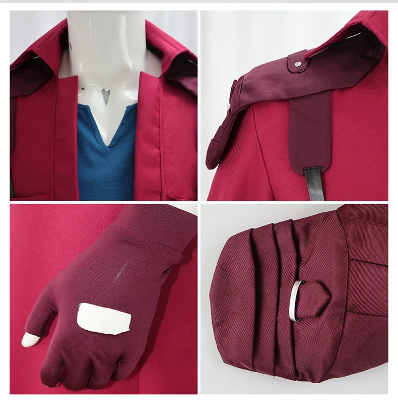 Dante cosplay uniform costume adult disguise long windproof gloves cosplay costume Halloween set