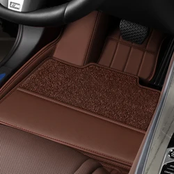 Custom Fit Car Accessories Faux Leather Floor Mat Interior ECO Material for BMW Series BMW 1 3 6 7 X3 X5 X1 Mini e46 e60 e39