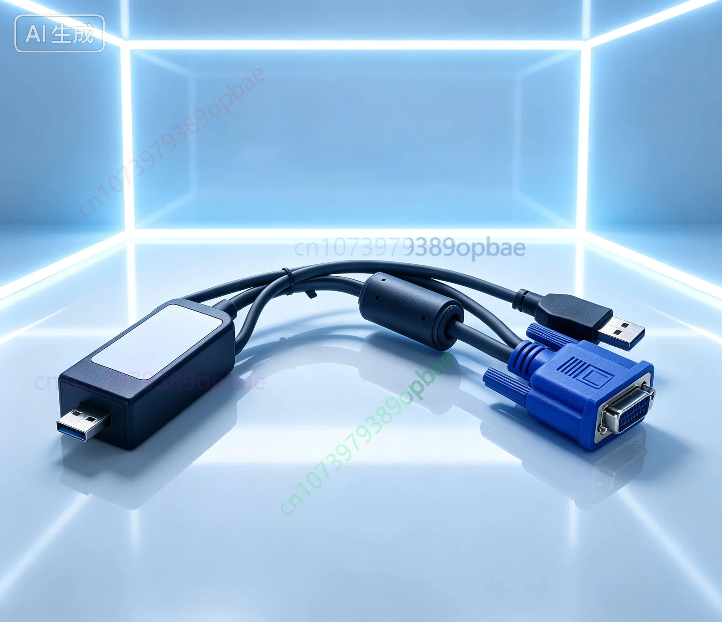 Replacement Interface Adapter for HP 336047‑B21 KVM Cable 396633‑001 VGA to RJ45+USB Console Virtual