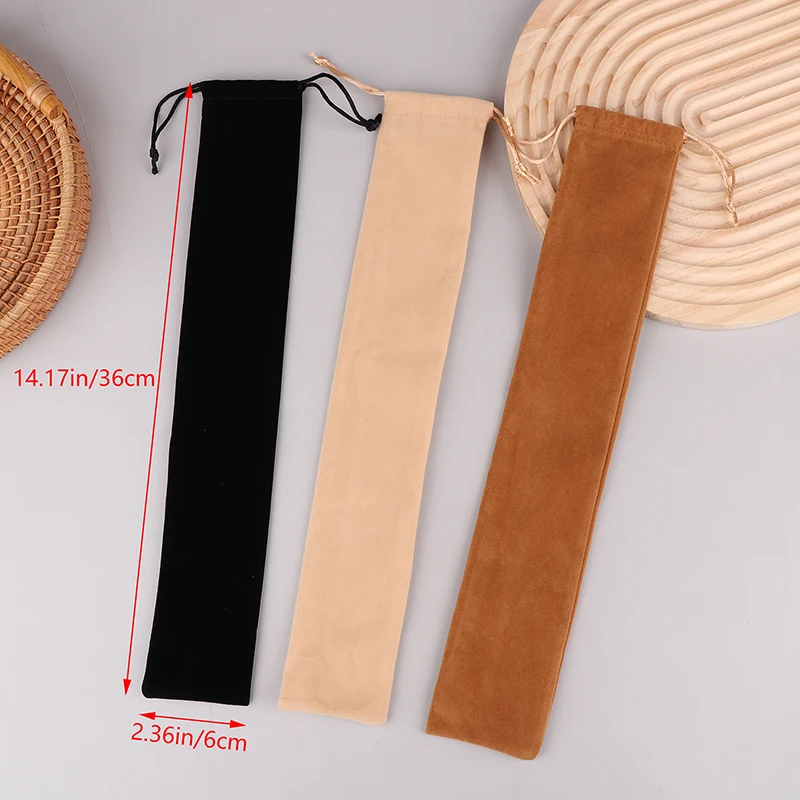 Retro Elegant Chinese Folding Hand Fan Bag Dustproof Protector Case Cover Folding Fan Pouch Wedding Party Festival Gifts
