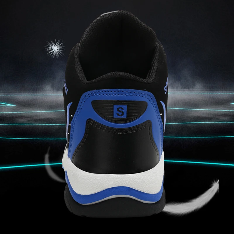 Children Shoes Boys Sneakers Rubber Sole Athletic Sports Tennis Shoes Kid Sport High Top Basketball Shoes for Boy Fashion ﻿