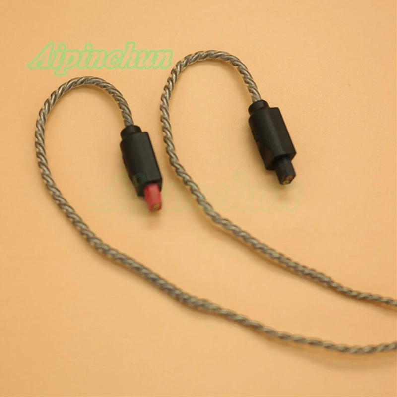 Aipinchun 3,5 мм разъем для наушников шнур Замена посеребренный провод кабель для аудио Technica ATH-IM04 IM03 IM02 IM01 IM50 IM70