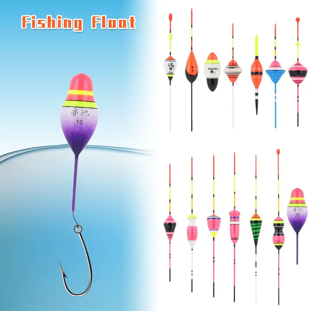 Fashion Assorted Sizes Fluctuate Floats Bobbers Indicator Ice Fishing Lure Float Light Stick Floats