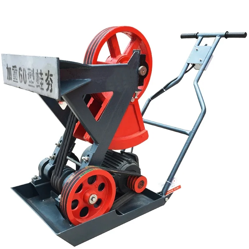 Gasoline Plate Compactor Small Compaction Plate Compactor Asphalt Road Backfill Soil Vibration Plate Compactor Power Tools