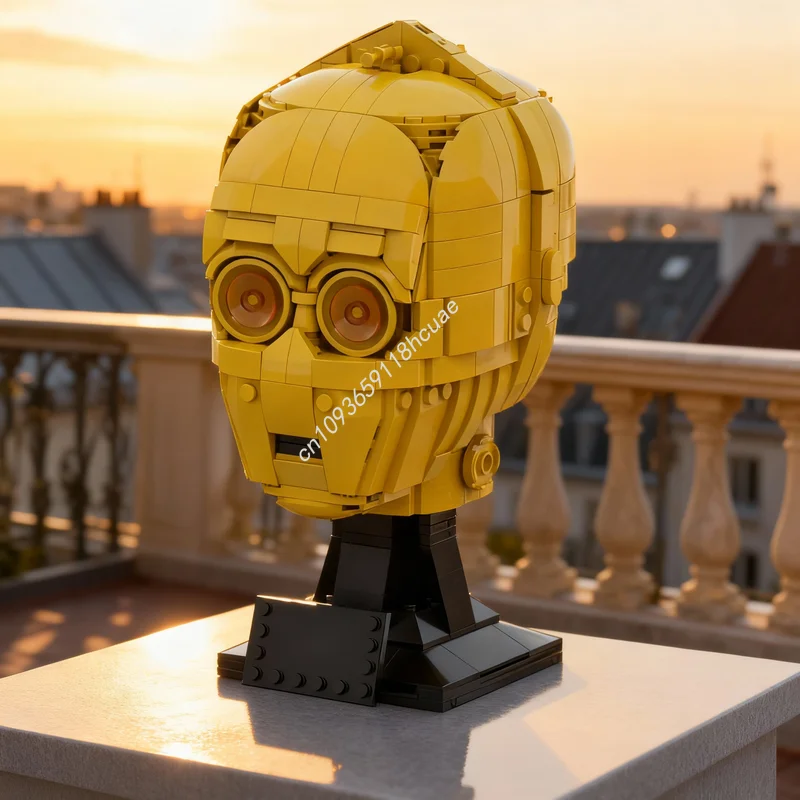 

607pcs MOC C Head Helmet Collection Style Star Battle Model Building Festival Gifts Blocks Construction Idea Toys Education