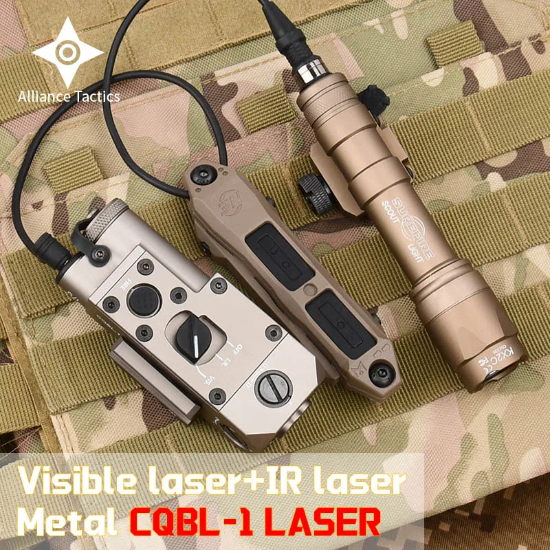 

WADSN Metal CQBL-1 Red Green Blue pointer laser Indicator IR Aiming Sight Hunting Airsoft Weapon Aiming Fit 20mm Picatinny Rail