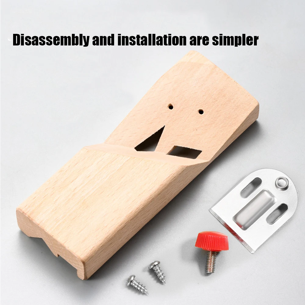 V-shaped 45° Woodworking Chamfer Planer Portable Manual Chamfering Tool Adjustable Angled Board Deburring Corner Trimming Planer