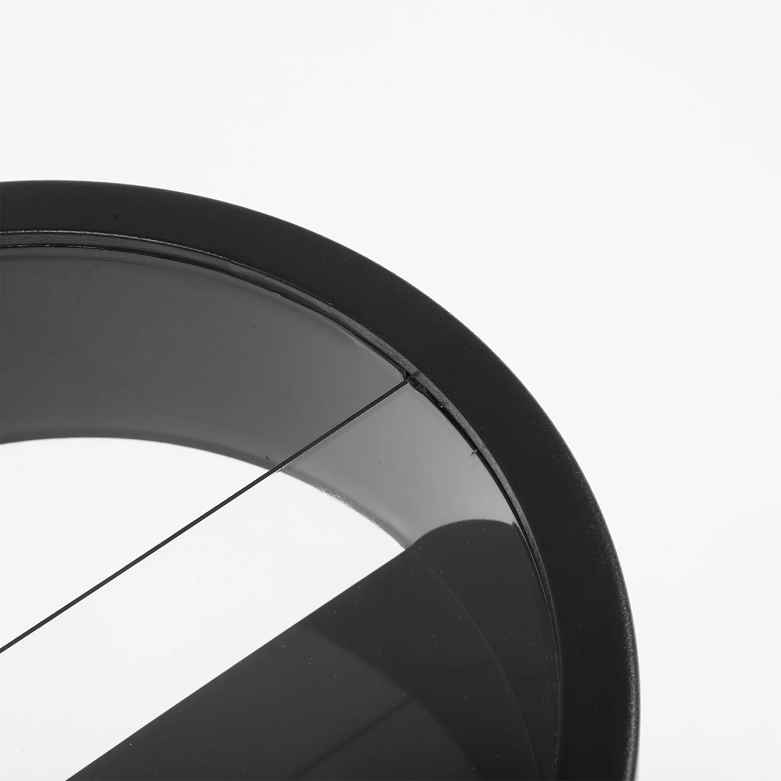 

Fashion Medium Black Round Wall Hanging Flower Pot Artistic Decorative Flower Basket Office Living Room Home Decor Transparent