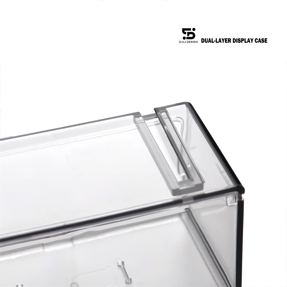 Premium 1/64 Doppelschichtige Acryl-Modellauto-Vitrine - Klare Schutzbox für Druckguss-Auto-Sammlung, Geschenkbox (Ohne Auto) – Detail 6
