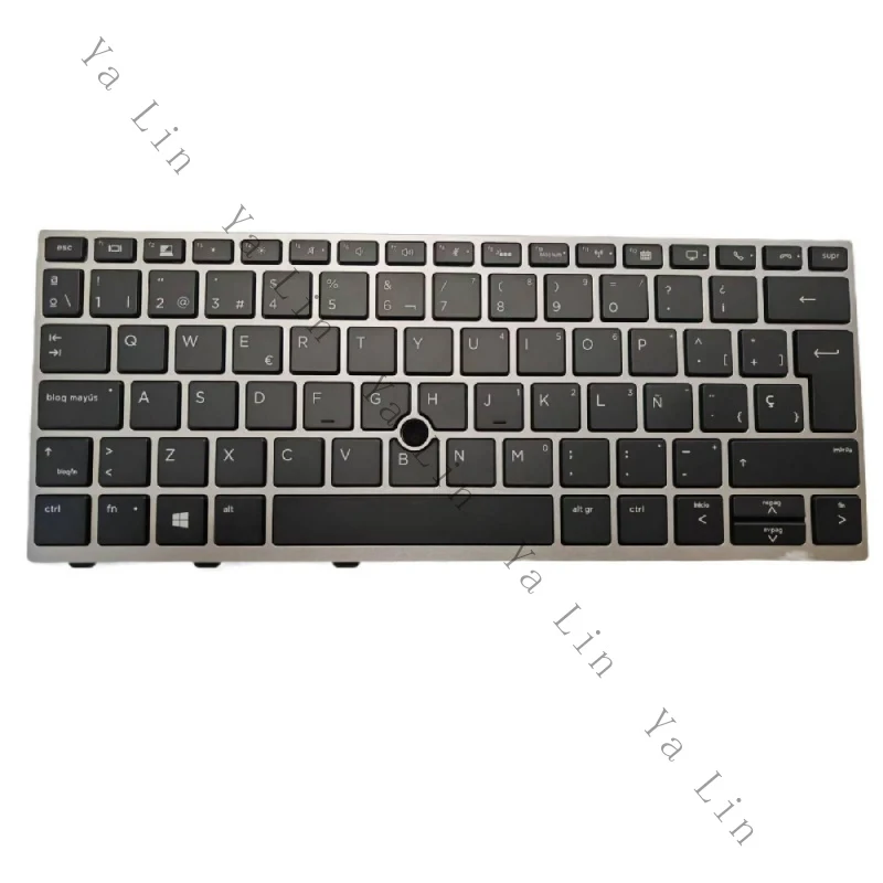 Teclado con diseño español SS + 10 piezas para HP EliteBook 730 G5 735 G5 735 G6 830 G5 836 G5, pieza de repuesto para ordenador portátil