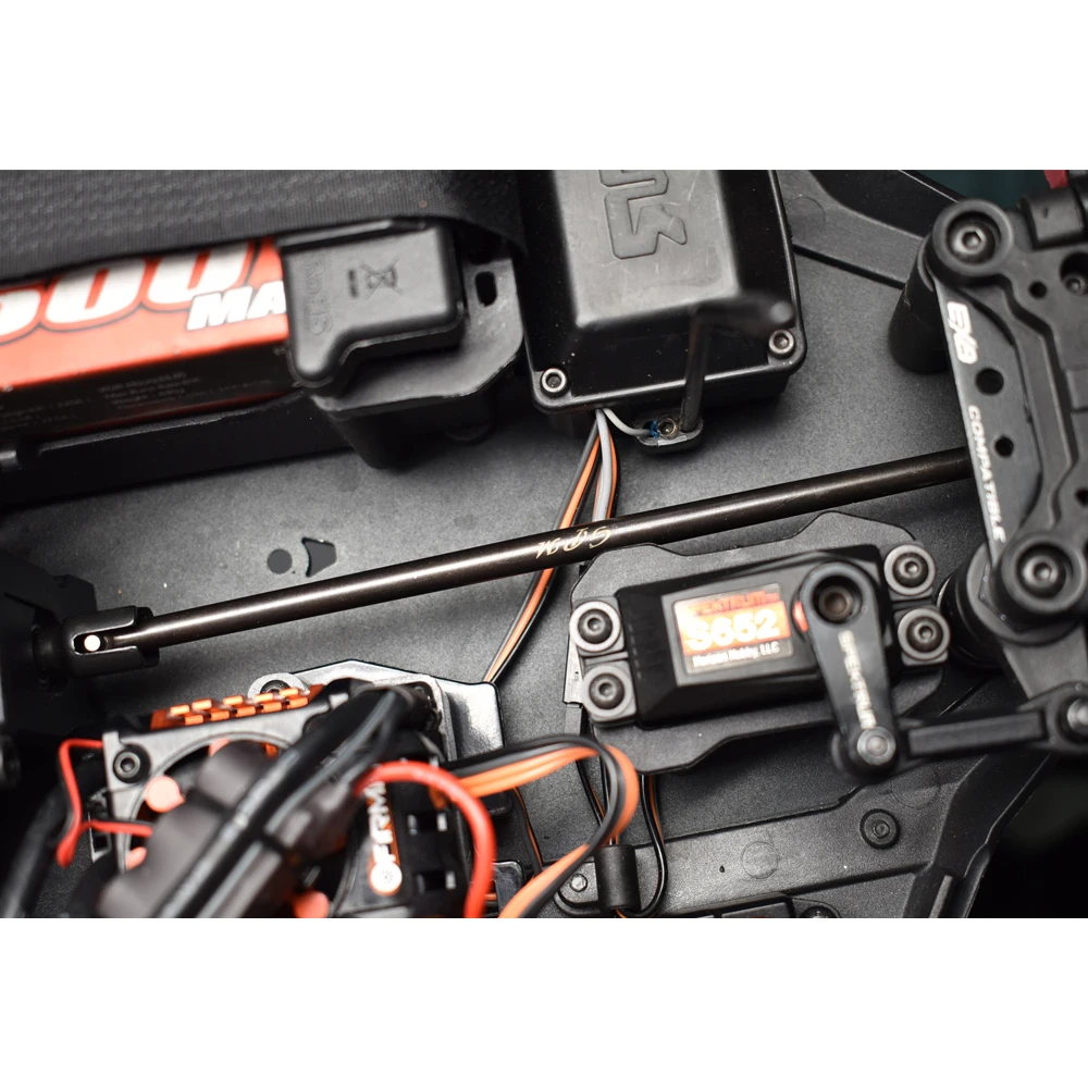 Eje de transmisión Central de acero y Metal GPM, hueso de perro AR310460 + AR310472 para 1/8 KRATON V5 V6 TALION EXB 6S RC, accesorios de actualización de coche