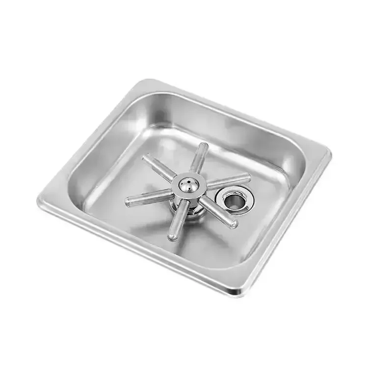 

High Pressure Cup Washer, Stainless Steel Automatic Cup Washer Glass Cleaning Rinser Bar Glass Rinser,Kitchen Sink Accessories