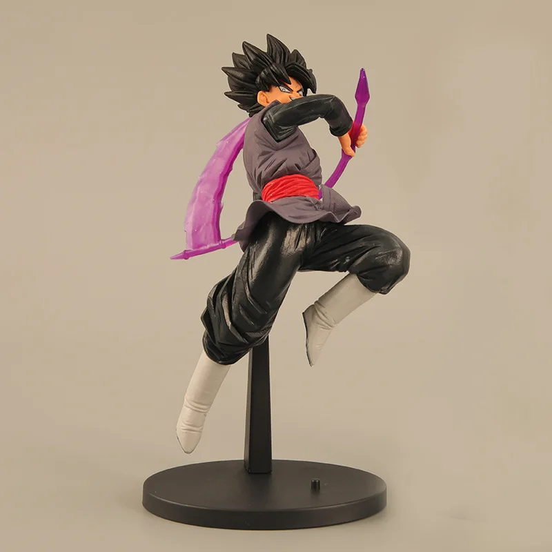 22 cm Anime Dragon Ball Z Son Goku Kakarotto Super Saiyajin Zamasu Goku Schwarz PVC Action-figuren Statue Modell Puppe spielzeug Kinder Geschenke