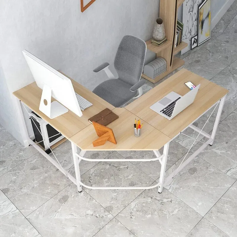 Corner Desk Office Desktop Computer Desk Corner Gaming Table Bedroom Corner Study Table L-shaped Writing Desk