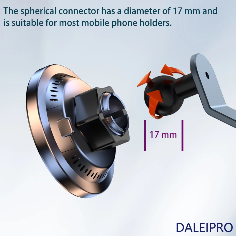 Per BYD Seal U Supporto per telefono per auto Schermo di visualizzazione Aspirazione magnetica fissa Supporto di ricarica wireless Supporti per