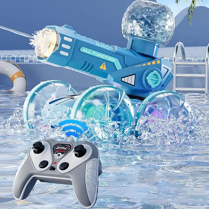 Afstandsbediening Auto Waterpistolen Speelgoed Land Water RC Racing Speelgoed Voor Kinderen Volwassenen Buiten Strand Zand Zomer