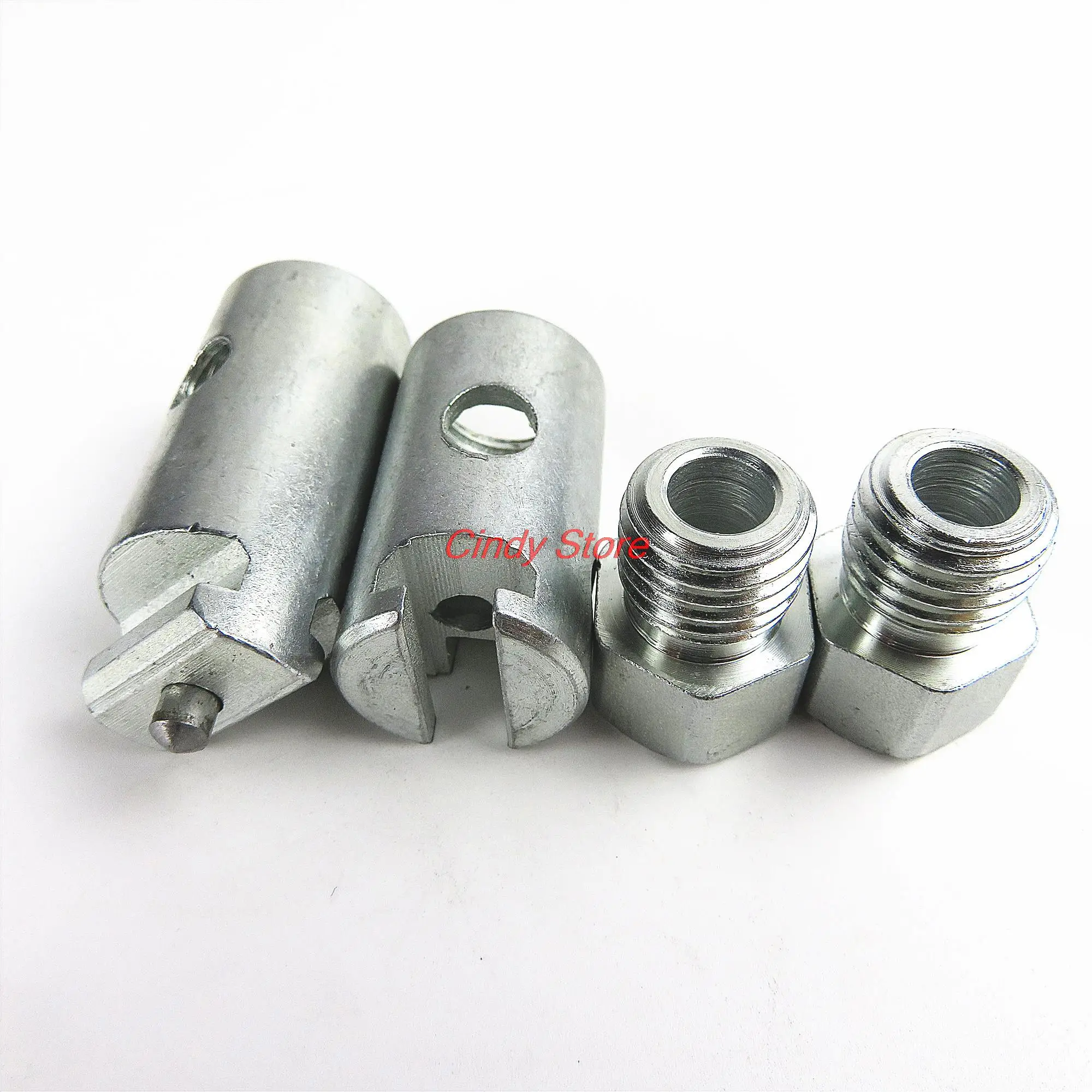 1Pair Dia 22mm Pipe Drill Dredger Cleaning Clogs Sewer Drain Dredge Tool Male And Female Head Connector For Dia 8mm Steel Rod