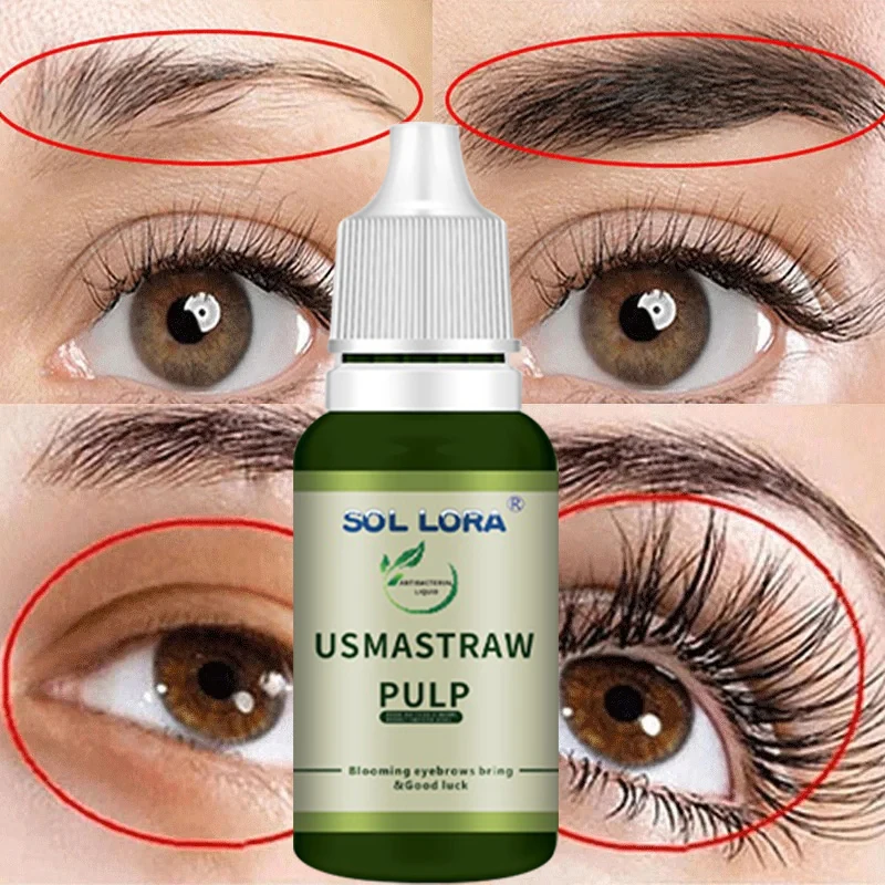 Fast Eyebrow Growth Serum Eyelash Hair Growth Anti Hairs Loss Liquid Prevent Baldness Fuller Thicker Lengthening Eyebrow Makeup