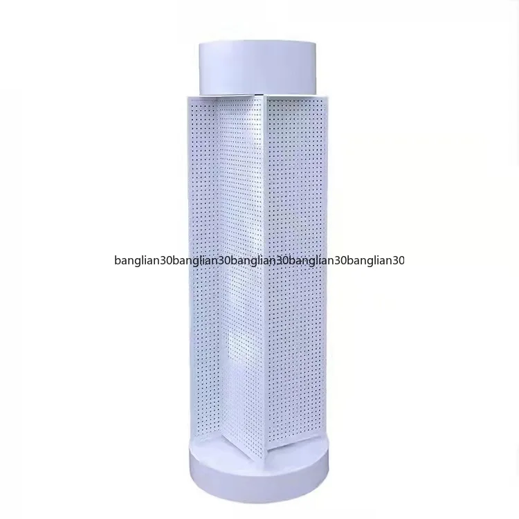 Perforated Plate on All Sides, Rotating Display, Hanging Accessories, Stickers, Toys, Keychains, Storage Racks