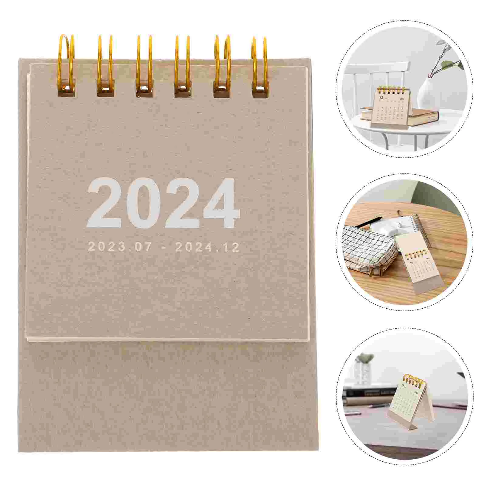 5 Pcs Daily Flip Calendar 2023 Mini Desk Desktop Portable Delicate Standing Office Advent for Children