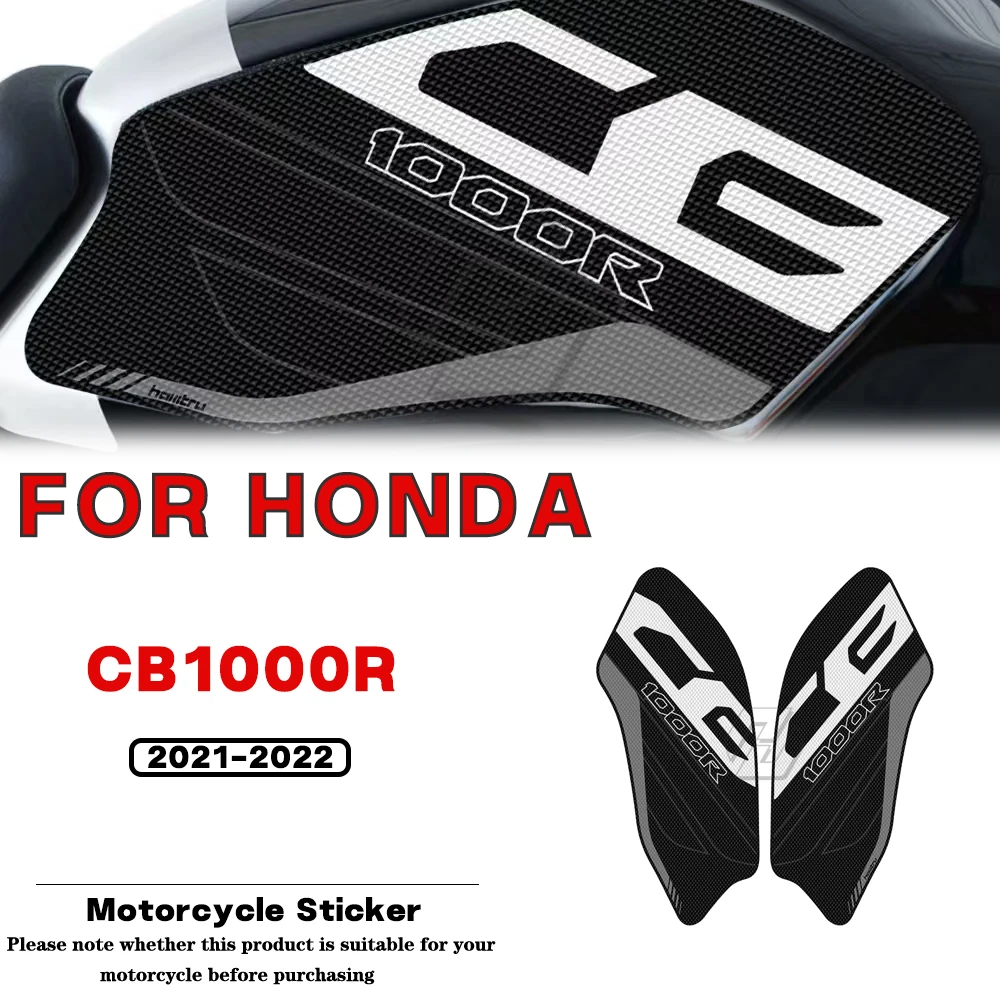 

For HONDA CB1000R 2021-2022 Motorcycle Anti-slip Side Fuel Tank Pad Knee Grip Protection Sticker Logo