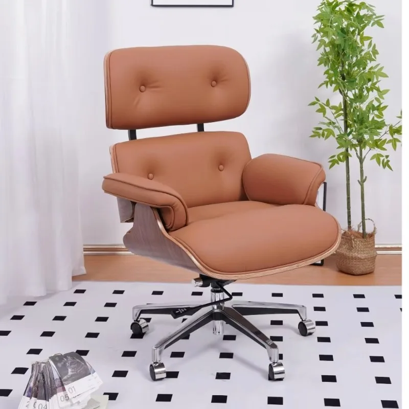 

Executive Orange Office Chair Nordic Modern Swivel Wheels Designer Office Chairs Comfortable Silla De Escritorio Furniture