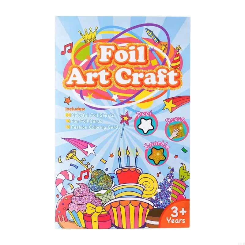 Y5LB Kids Painting Book Easy to Use Graffiti Book Birthday Theme Coloring Book