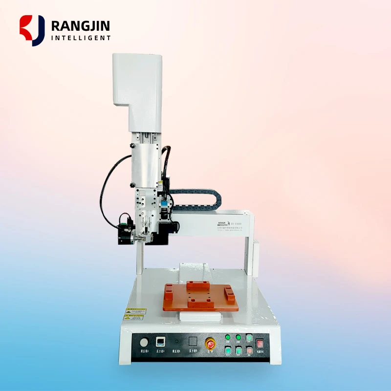 Rangjin 3 Axis High Efficiency High Precision Automatic Glue Dispenser Desktop Mobile Phone Yellow AB Glue Dispensing Machine 1
