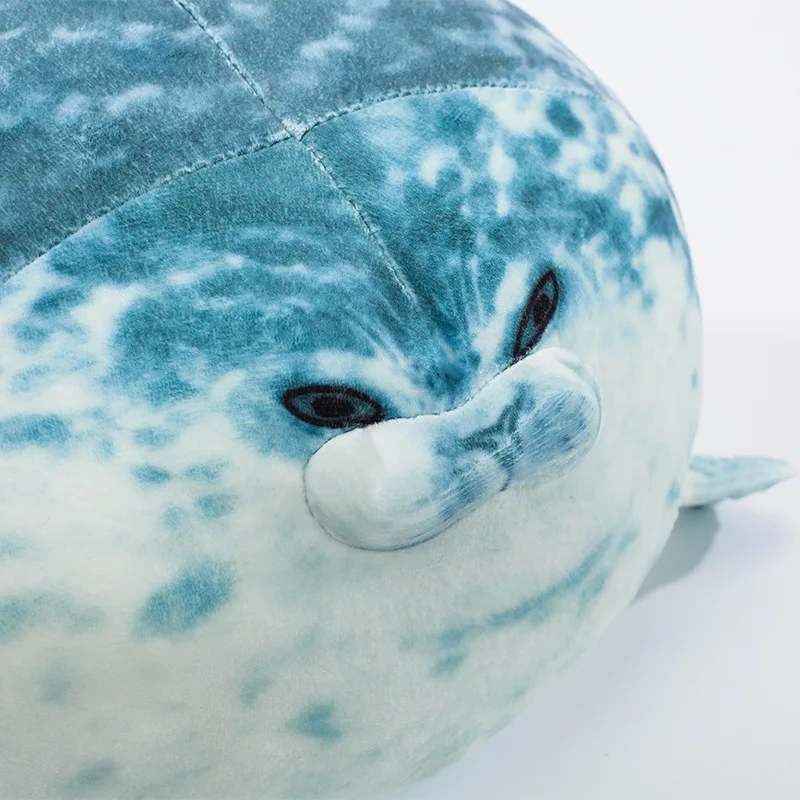 Large Size 100cm Spotted Seal Plush Pillow Cute Chubby Sea Animal Stuffed Toy Perfect Birthday Gift for Kids and Ocean Lovers