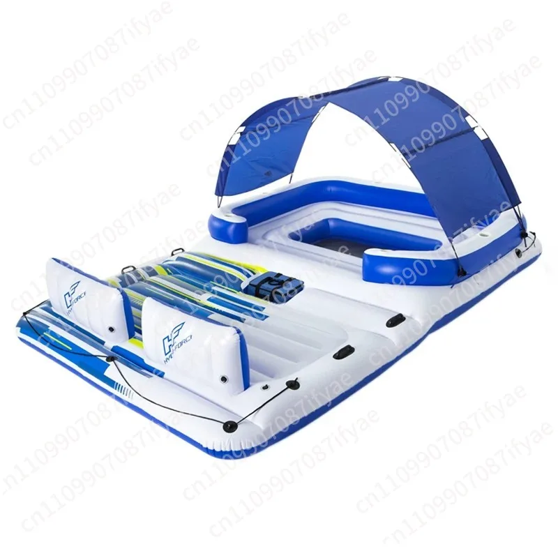 Shade luxury mattress recliner sofa water floating row inflatable floating bed lounge