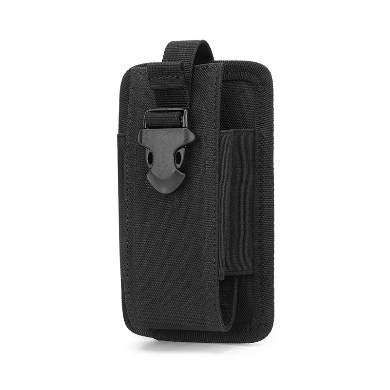 Tactical Walkie-talkie Pouch Combat Molle Radio Holder Holster Case Bag Hunting Intercom Bag Interphone Pouch