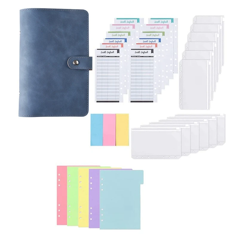 

Конверты формата A6 для наличных средств-ежедневник для бумаги, разделительная бумага и наклейки