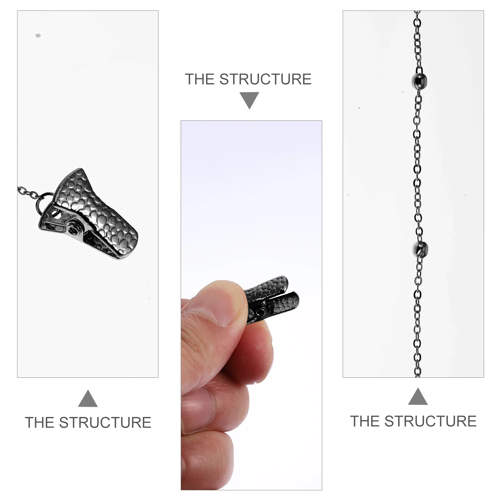 1 قطعة مشبك معدني قناع الوجه سلسلة النظارات الشمسية الحبل قلادة عدم الانزلاق حبل لراحة العين حماية هدية زملاء الأصدقاء #2