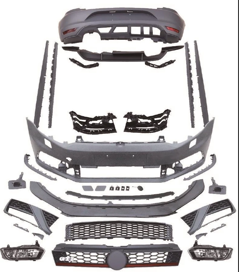 

For 2015 POLO Upgrade to 2015 POLO GTI Body Kit Front Bumper Assembly and Grille