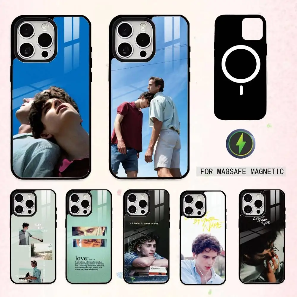

Call Me By Your N-Name Phone Case For iPhone17,16,15,14,13,12,11 Plus,Pro Max Magnetic For Magsafe Wireless Charging