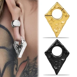 Vanku 2PC Surgical Steel Hoop Rings Ear Weights for Stretched Ears, 4g 5mm Ear Hangers Dangle Weighted Gauges Earrings for Women
