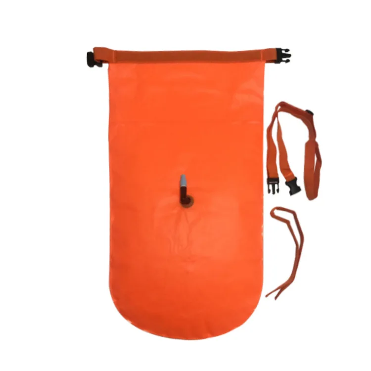 Inflatable Swimming Buoys for Triathlon Training, PVC Dry Bag, Safety Buoy, Professional Tow Towing, Open Water