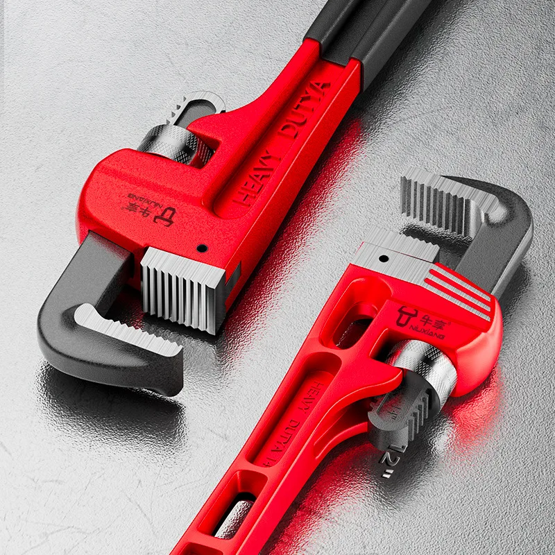 Heavy Duty Carbon Steel Straight Pipe Wrench 10