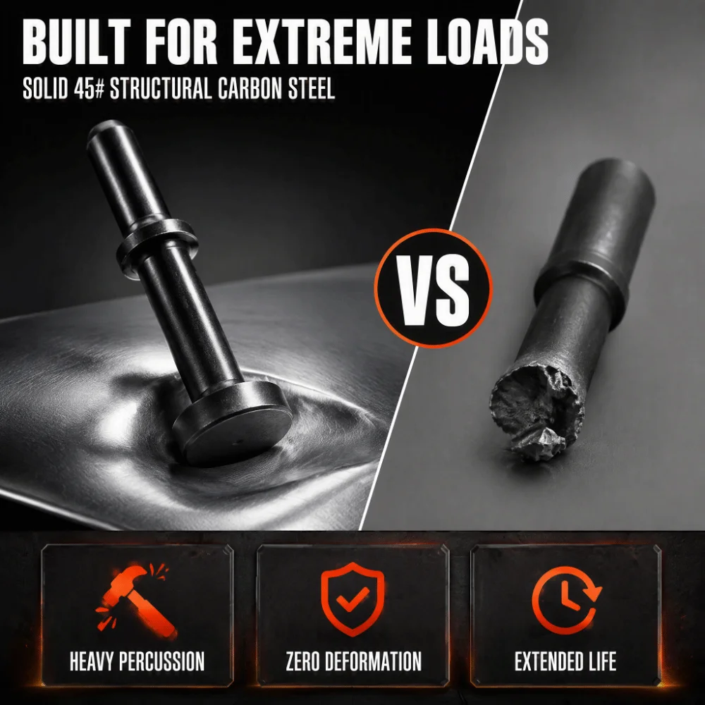 Premium Air Hammer Air Hammer Bits Smoothing Design Pneumatic Chisel Bits Smoothing Air Hammer Bit Metalworking Use