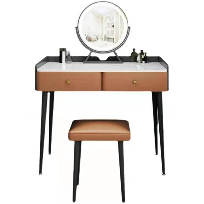 

Closets Mirror Dressing Table Organizer European Comfortable System Vanity Table Light Luxury Vintag Vestidores Trendy Furniture