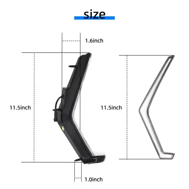 RGB Led-verlichting App Richtingaanwijzer Fang Verlichting voor Polaris RZR XP 1000 Turbo 2019 2020 2021 ATV Accessoires
