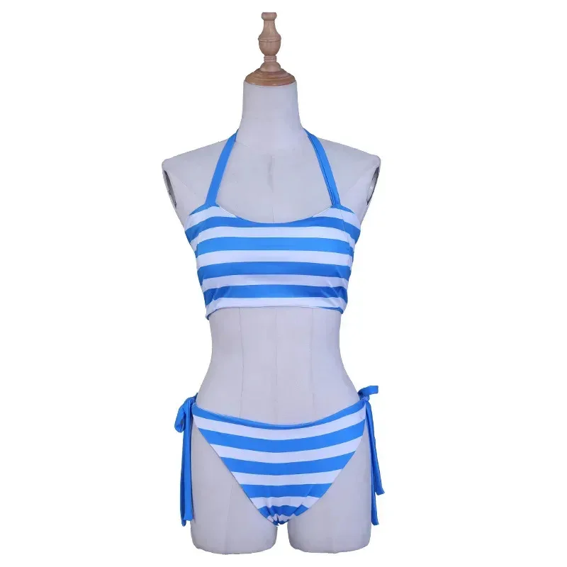 Ilustração Cosplay Roupa de banho para meninas, Re: A vida em um mundo diferente de Zero Rem Fantasia, Fato de marinheiro para mulheres, Skir de verão