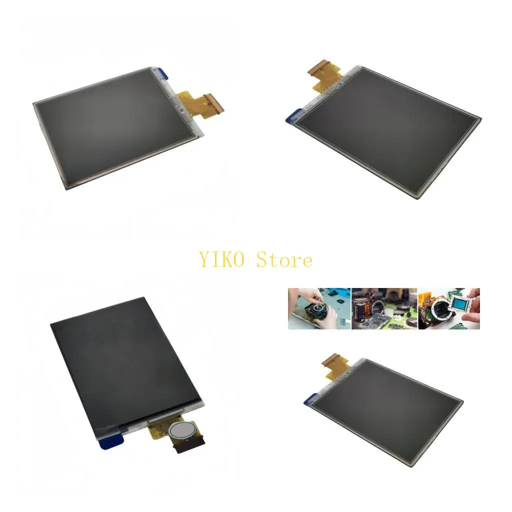 

K32C Clear View LCD Display Screen For S90 Digital Camera Shock Resistant Plastic