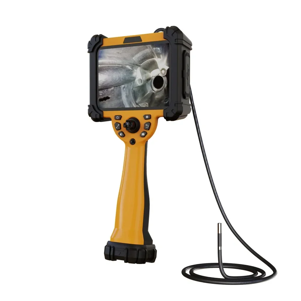 Professional IP67 Waterproof 360° Industrial Endoscope Camera 6mm Wireless HD Monitoring CMOS Sensor H.265 For Sewer Inspection