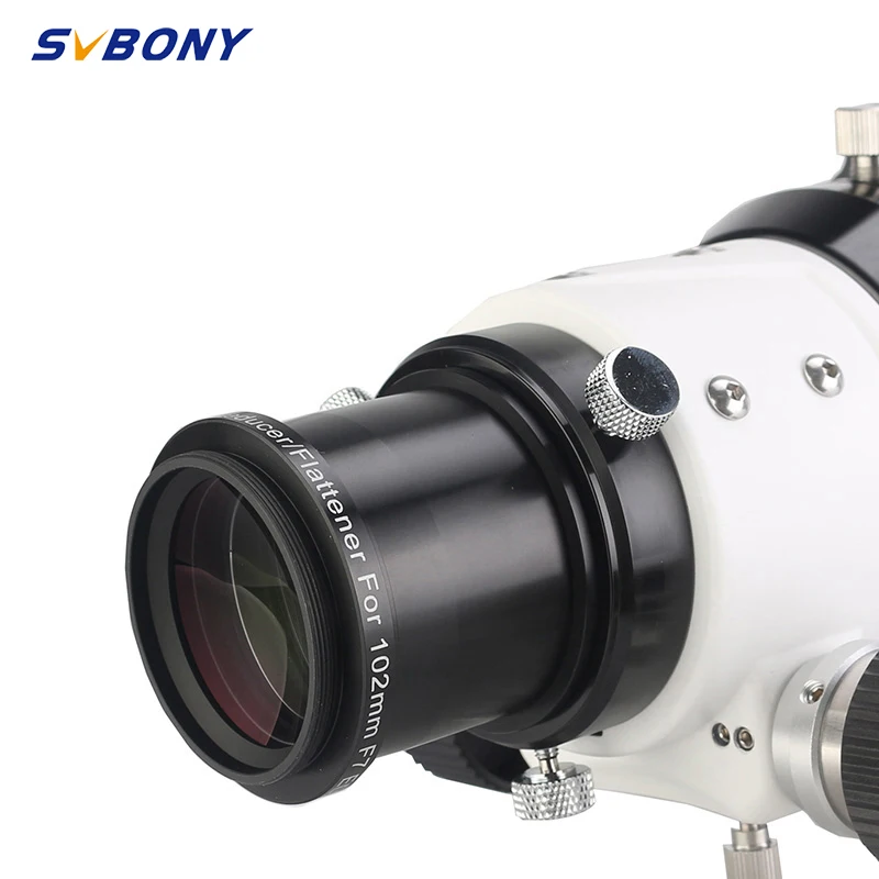 SVBONY SV193 Focal Reducer 2 Inch 0.8X Field Flattener Telescope Accessory with F-Theta lens for SV503 Telescope Refractor