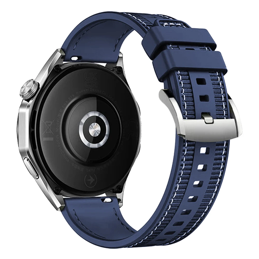 22mm Composite Silicone Strap for HUAWEI WATCH GT7 GT6 GT5 GT4 Pro 46mm Watch 5 4/3 Pro Band for Huawei Watch GT Runner 2 correa